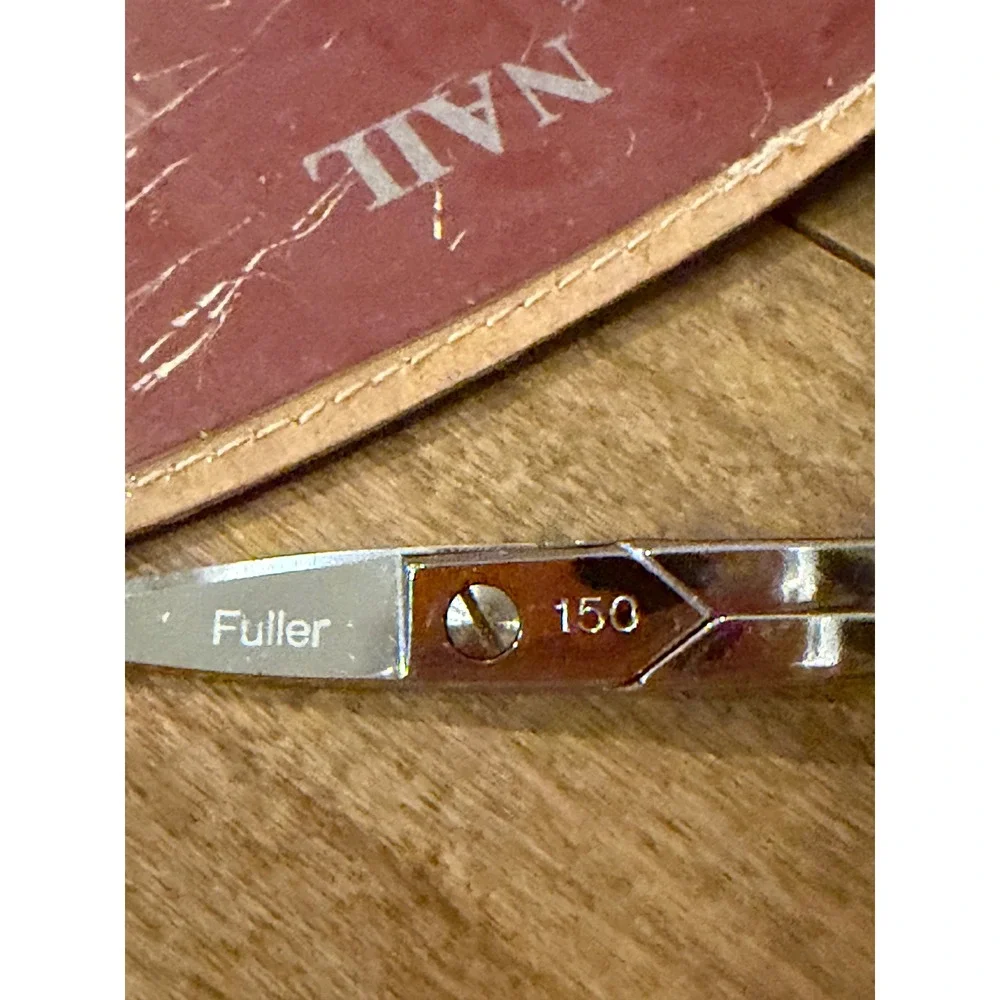 Fuller Brush 150 Vintage Nail Scissors Curved Blade with  Case